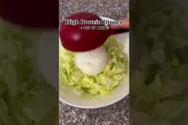 Healthy Dinner for Fat Loss!  #short