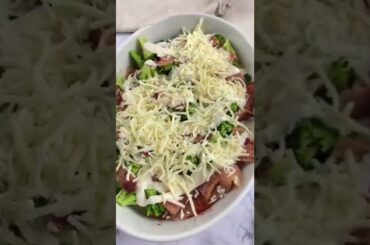 Chicken Bacon Ranch recipe - Keto recipe - Healthy recipes for Keto diet #shorts #keto #ketorecipes