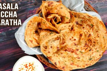 Masala Laccha Paratha Recipe | Laccha Paratha With Wheat Flour | Layered Crispy Paratha | Meal Ideas