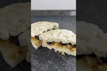 Healthy and creamy fruit rice crack sandwich Recipe by JalilCheema #streetfood #shorts #status #food