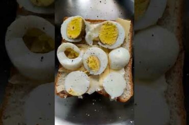 Easy and healthy Boil Egg Sandwich #egg #sandwich #easyrecipe #food #shorts #youtubeshorts #trend