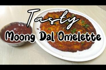 Moong Dal Omelette Recipe | Healthy Breakfast Recipe | Sakshi Jadhav Kitchen