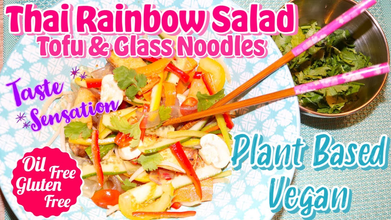 Thai Vegan Salad Recipe – Summer Salad with rainbow veg & Tofu Recipe – Plant Based Vegan Recipe Thai Vegan Salad Recipe - Summer Salad with rainbow veg & Tofu Recipe - Plant Based Vegan Recipe