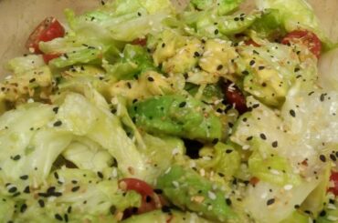 Avocado  Lettuce salad recipe iceberg lettuce avocado salad recipe #AK foods healthy salads recipe