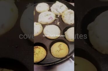 #Healthy breakfast in the morning Suji appe recipe!Suji appe ! without oil Healthy recipe!