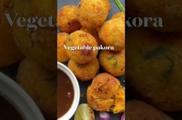 Vegetable Pakora Recipe #Healthy snacks #shorts
