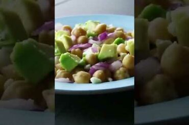 chickpea salad recipe | chickpea avocado feta salad recipe | healthy salad recipes for weight loss