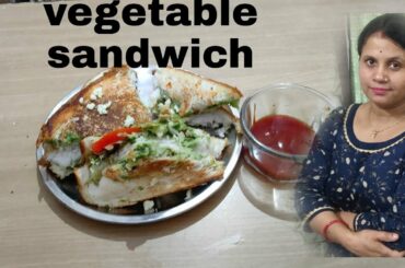 vegetable Jumbo sandwich quick recipes green sandwich and healthy sandwich