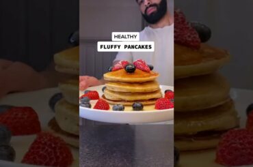 Fluffy Healthy Pancakes Recipe - Healthy Food #shorts
