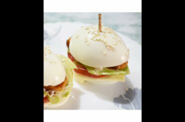 Egg Burgers | Easy & Healthy Burger Recipe #shorts #globalbawarchi #eggburger #burger