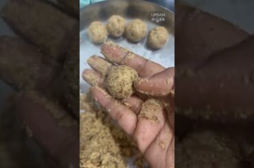 Oats Choco Laddu - #UrbanKannadatiKidsRecipes - Healthy Snack Recipes with Dry Fruits Powder