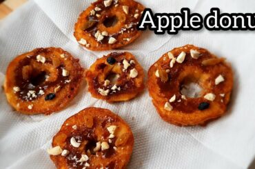 Kids healthy snacks recipe | Apple donut |  Kids after school snacks | School snacks for kids