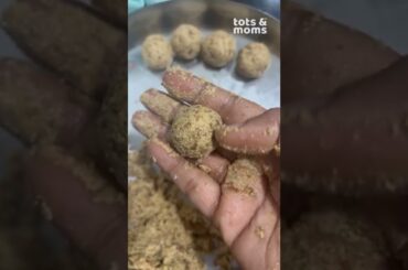 Oats Choco Laddu - #TAMkidsrecipes - Healthy Snack Recipe with Dry Fruits Powder