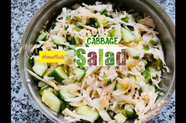 CABBAGE SALAD | HEALTHY SALAD | EATING HEALTHY | WEIGHT LOSS SALAD | CABBAGE CUCUMBER SALAD |