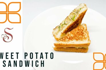 Sweet Potato Sandwich| tiffin recipes| healthy sandwich recipe| lunch box recipes| tiffin box recipe