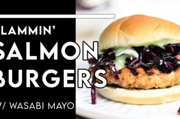 SLAMMIN’ Salmon Burgers - Healthy & DELICIOUS - Chef Michael Recipes