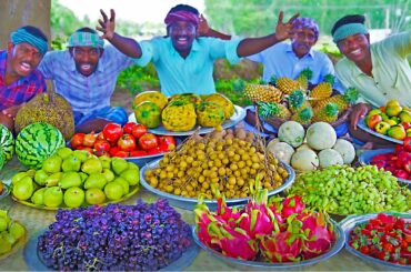 Fruit Salad Colorful Healthy recipe Fruits Cutting and Eating Learn fruits name #fruits#fruitcutting