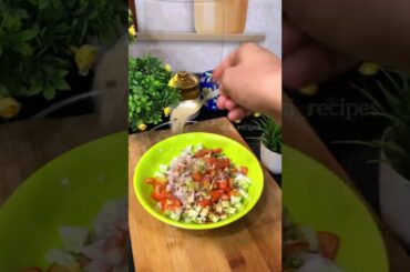 High Protein Healthy Sprouts Chaat | Weight Loss Recipes | Healthy Sprout Salad #shorts #ashortaday