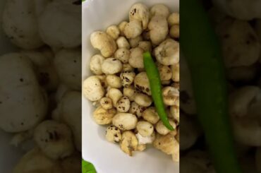 Makhana recipe #makhana #makhanarecipe #snack #makhanarecipes #foxnuts #foxnutrecipe #viral #shorts