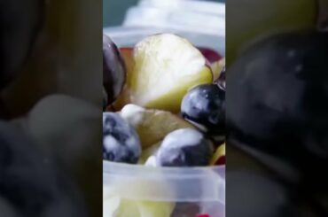 blueberry fruit salad recipe| grape plum and blueberry | healthy fruit salad for weight loss
