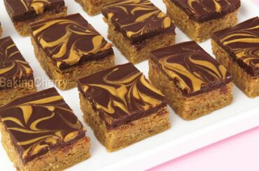 HEALTHY AND DELICIOUS NO-BAKE CHOCOLATE PEANUT BUTTER BARS! Easy Recipe!