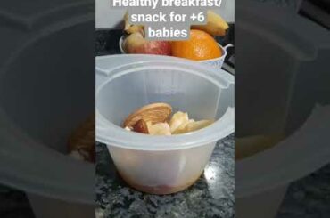 Healthy baby food  breakfast snack recipe for +6 baby #babyfood