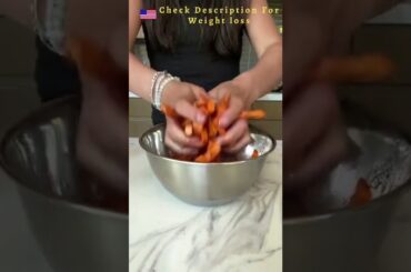 healthy sweet potato fries | Health And Fitness #weightloss #Vegan #shorts