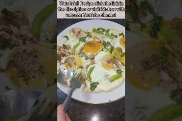 Afghani Eggs Recipe Afghani Omelette Recipe by kitchen with vaneeza #short