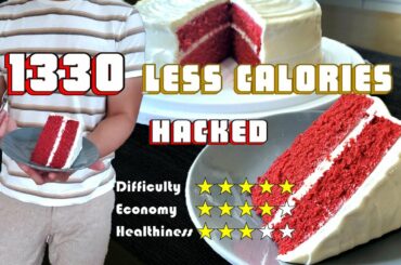 Most Delicious with Lowest Calories? Just Follow This Recipe. Red Velvet Cake Cream Cheese Frosting