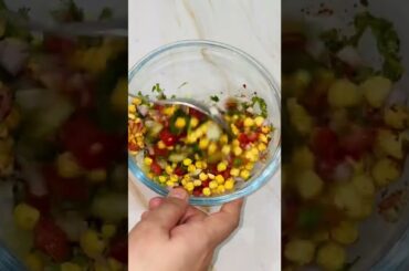 Roasted Chana Chaat | Healthy Snacks Recipe | #shorts | Megha’s Kitchen Corner