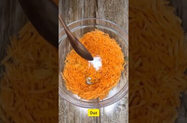 Korean Carrot Salad. Carrot Salad Recipe. Simple and Delicious Salad