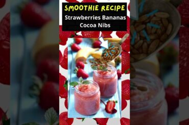 Best 3 Ingredient Chocolate Chip Smoothie Recipe | Cocoa Nibs #Shorts