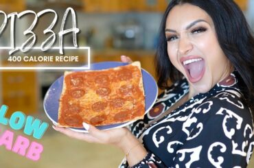 Low Carb, Low Calorie EASY 15 min Pizza Recipe