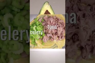 Keto Curry Tuna and Avocado Salad Recipe #Shorts