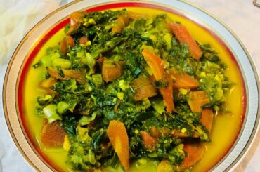 Carrots-spinach sabzi(curry)|| healthy dinner recipe || The growing up kids