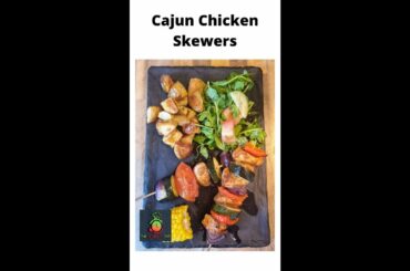 Cajun Chicken Skewers-healthy recipe #shorts