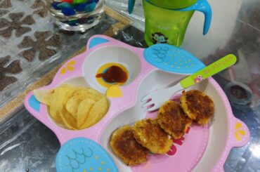 vegetable tikki for kids | healthy snack recipe for kids ( age 9+ months)