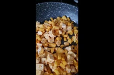 making healthy kids lunches tofu salad#love #food #asmr