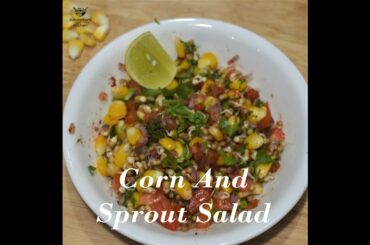 Corn and Sprouts salad | Healthy Salad | Ambarkar's Kitchen