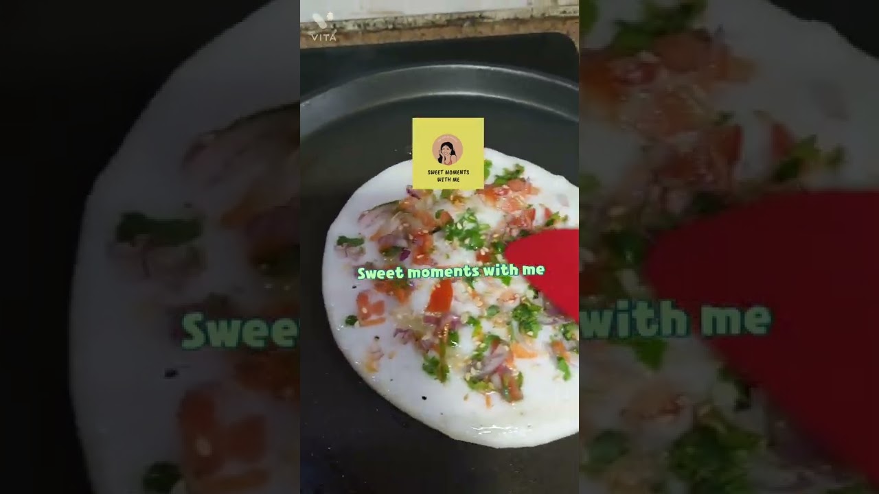 How to make uttapam with instant batter/ Healthy breakfast recipe #shorts #sweetmomentswithme How to make uttapam with instant batter/ Healthy breakfast recipe #shorts #sweetmomentswithme