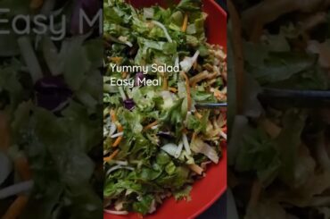Mediterranean Crunch Salad #shorts #shortvideo #healthysalad