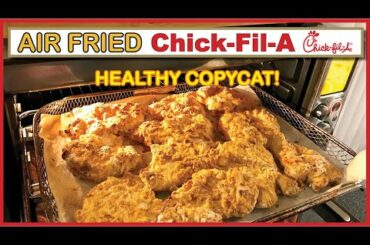 AIR FRYER CHICKEN FRIED CHICK FIL A RECIPE | Healthy Fried chicken Sandwich using Breville air fryer