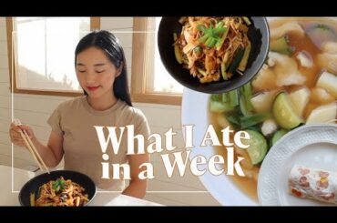 What I Ate In A Week (Healthy-ish Easy Korean Recipes)