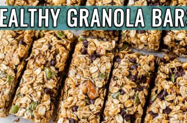 Money-Saving Recipe! | Homemade Healthy Granola Bars {Crispy or Chewy}