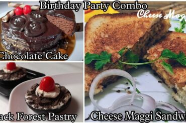 Kids Party Meal Ideas | Kids Birthday Party Menu | 3 Simple & Healthy Birthday Party Combo recipes