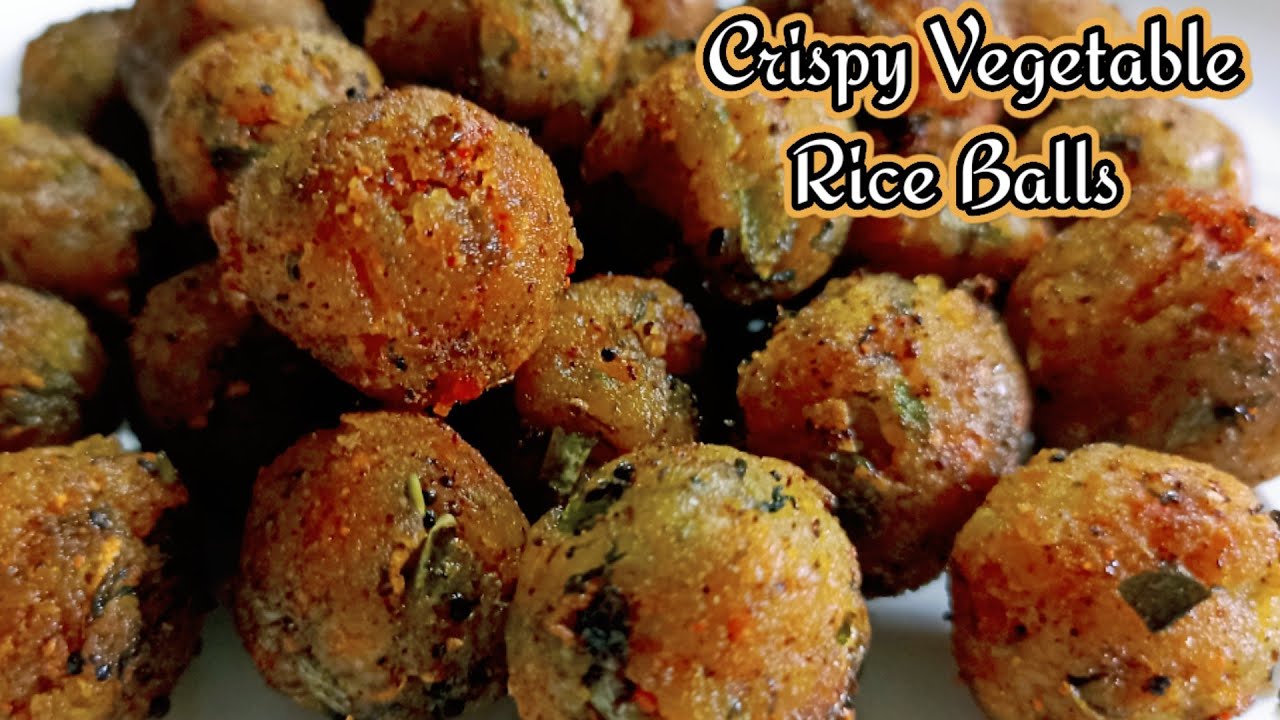 Crispy Vegetable Rice Balls | Breakfast Recipe | Rice Ball Healthy Breakfast Recipe Crispy Vegetable Rice Balls | Breakfast Recipe | Rice Ball Healthy Breakfast Recipe