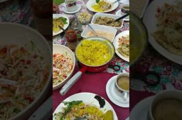 # shorts yellow rice salad, I should make this healthy dish very often, it 's nice