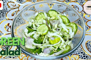 Easy and Healthy Green Salad - A Healthy Recipe that Will Change Your Lifestyle