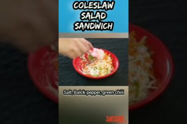 coleslaw grilled sandwich #shorts #treatsforyou #ashortaday