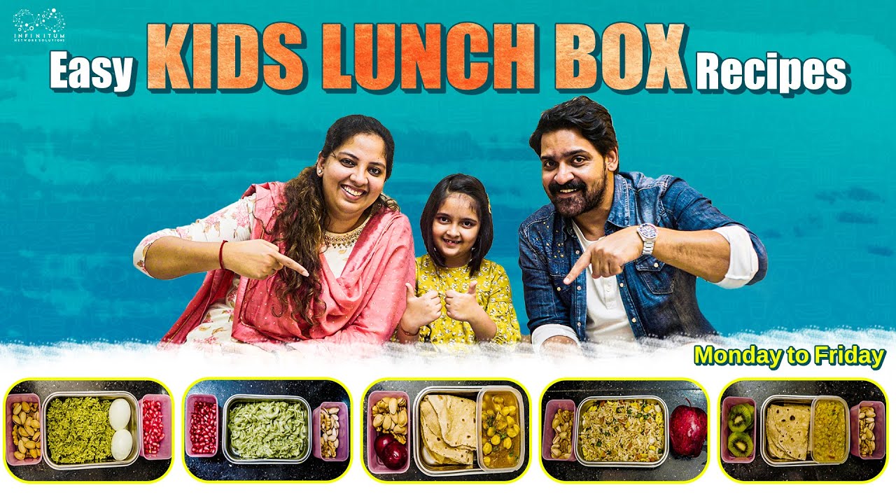 Easy Kids Lunch Box Recipes || Healthy Recipes || Arshiaa Khayyum || Infinitum Media Easy Kids Lunch Box Recipes || Healthy Recipes || Arshiaa Khayyum || Infinitum Media